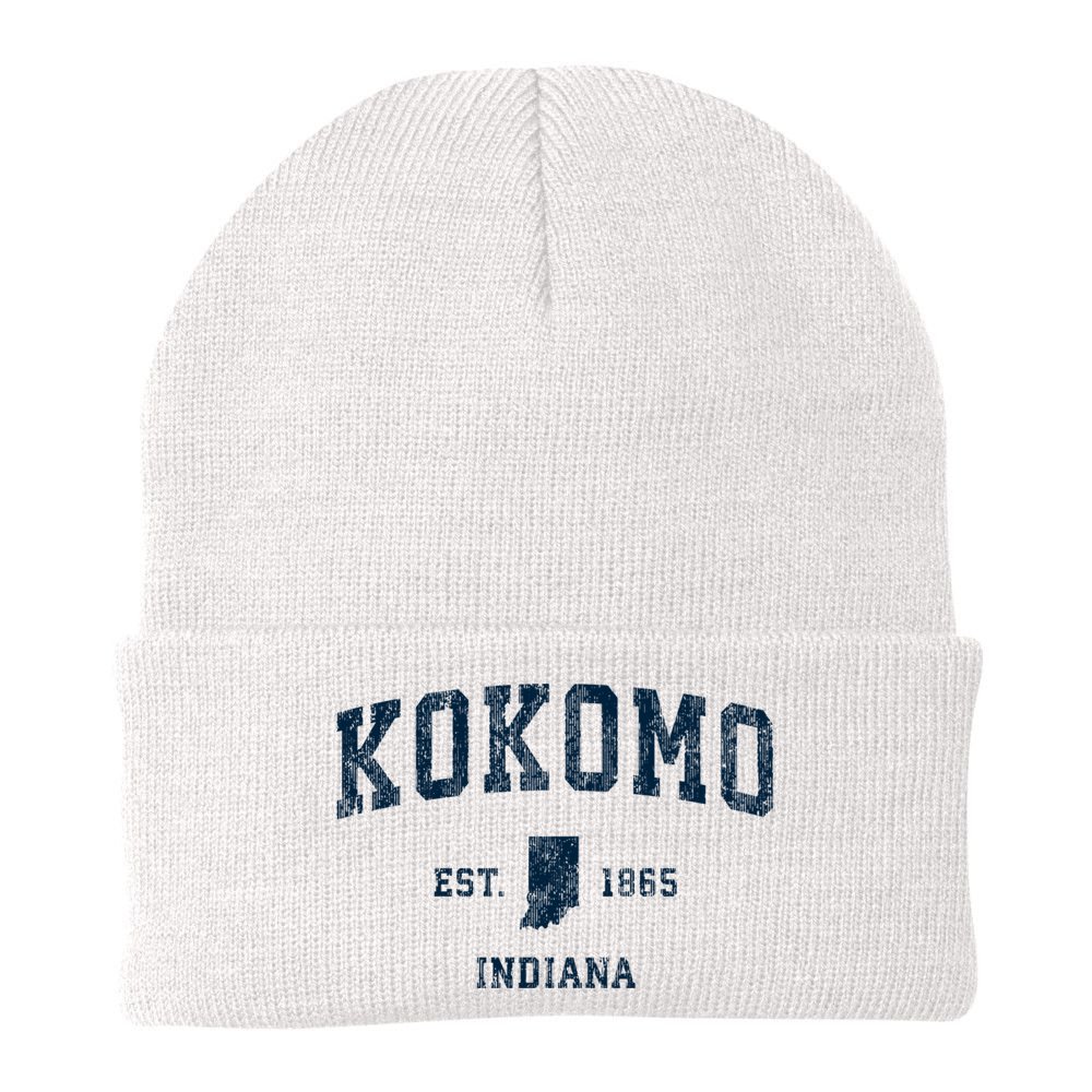 Kokomo Indiana In Vintage Sports Beanie