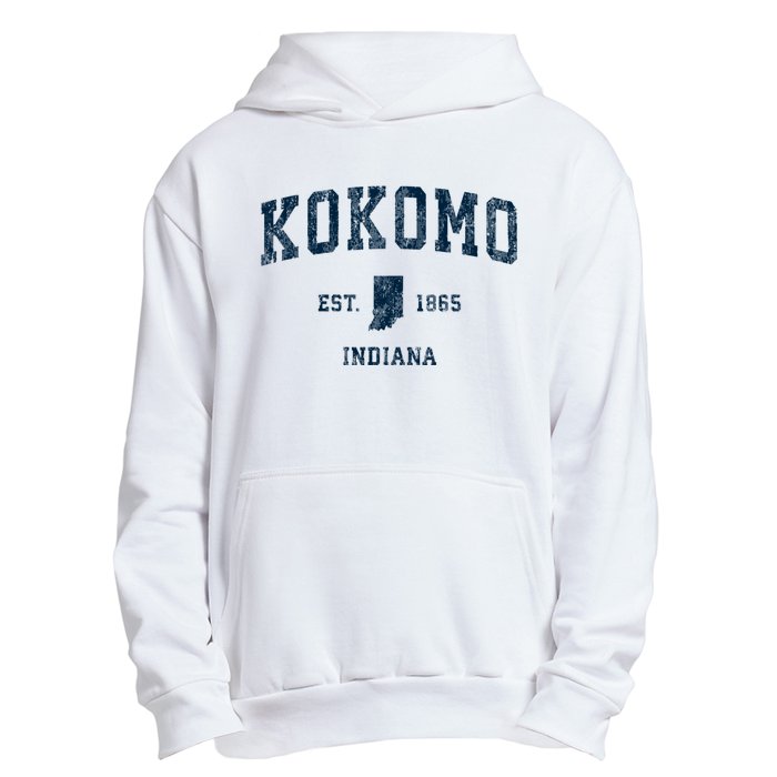 Kokomo Indiana In Vintage Sports Urban Pullover Hoodie