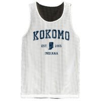 Kokomo Indiana In Vintage Sports Mesh Reversible Basketball Jersey Tank