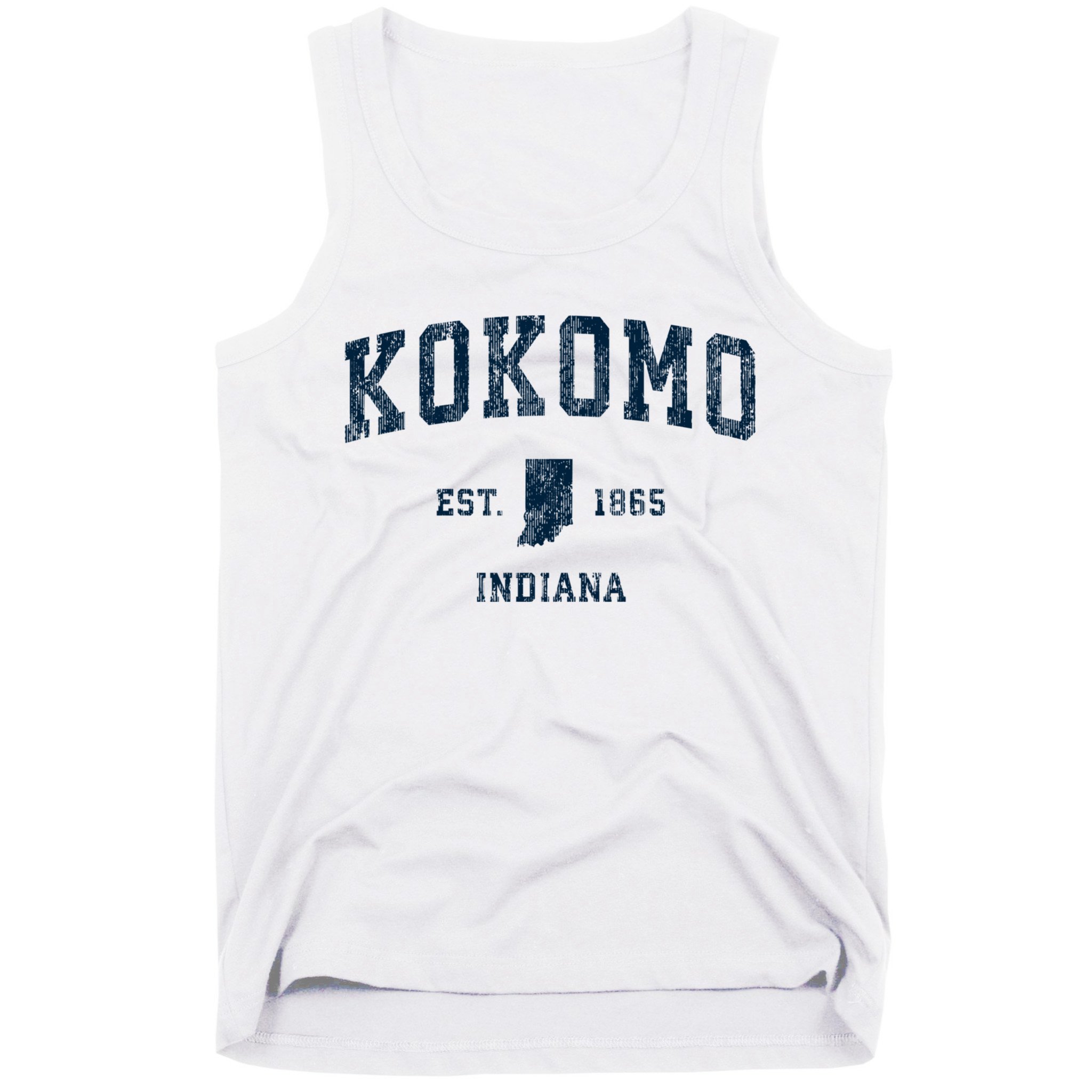 Kokomo Indiana In Vintage Sports Tank Top