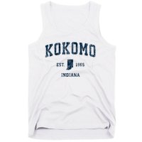 Kokomo Indiana In Vintage Sports Tank Top