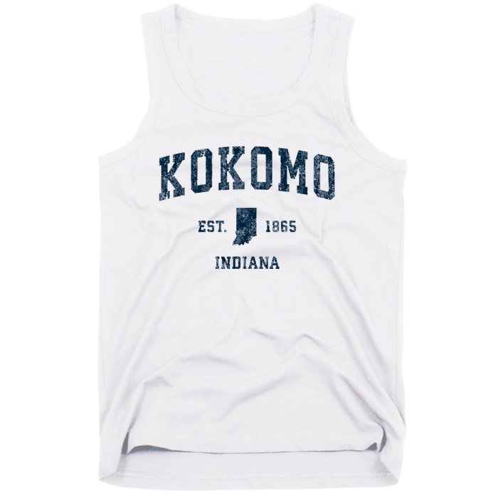 Kokomo Indiana In Vintage Sports Tank Top