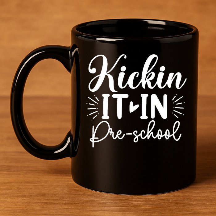 Kickin It In Pre School 11oz C Handle Ceramic Mug