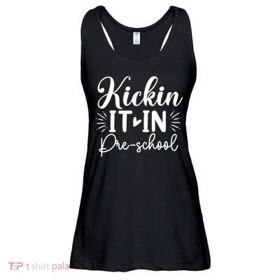 Kickin It In Pre School Ladies Essential Flowy Tank