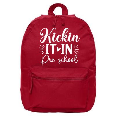 Kickin It In Pre School 16 in Basic Backpack