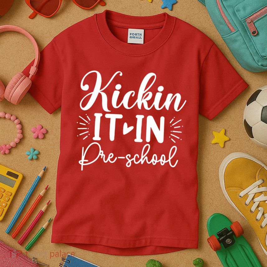 Kickin It In Pre School Kids T-Shirt