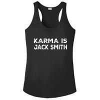 Karma Is Jack Smith Funny Vintage Retro Men Women Political Ladies PosiCharge Competitor Racerback Tank