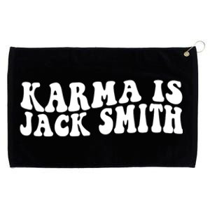 Karma Is Jack Smith Grommeted Golf Towel