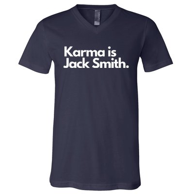 Karma Is Jack Smith V-Neck T-Shirt