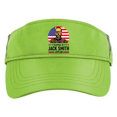 Karma Is Jack Smith Fan Club And USA Presidential Elections Adult Drive Performance Visor