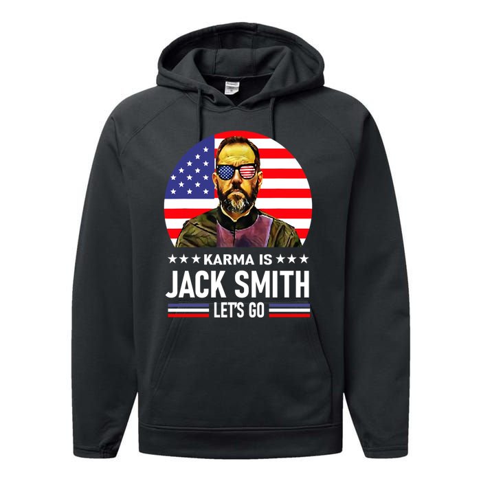 Karma Is Jack Smith Fan Club And USA Presidential Elections Performance Fleece Hoodie