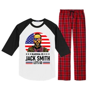 Karma Is Jack Smith Fan Club And USA Presidential Elections Raglan Sleeve Pajama Set