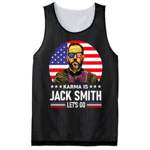 Karma Is Jack Smith Fan Club And USA Presidential Elections Mesh Reversible Basketball Jersey Tank