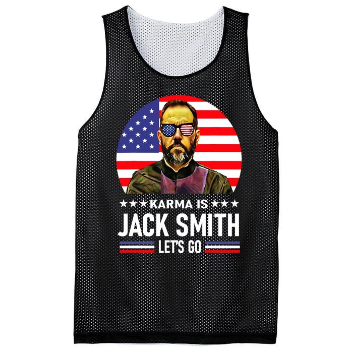 Karma Is Jack Smith Fan Club And USA Presidential Elections Mesh Reversible Basketball Jersey Tank