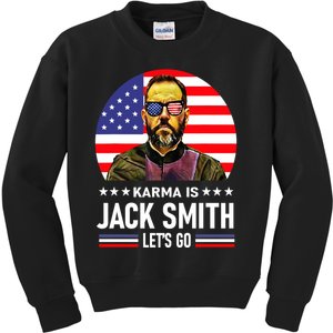 Karma Is Jack Smith Fan Club And USA Presidential Elections Kids Sweatshirt