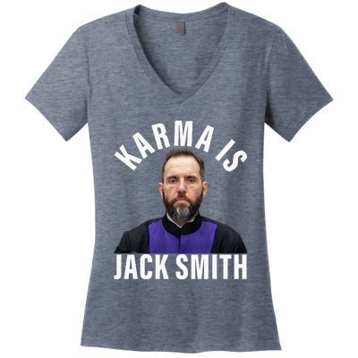 Karma Is Jack Smith Women's V-Neck T-Shirt