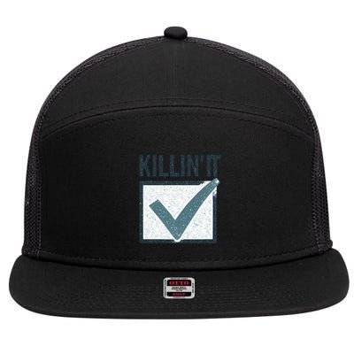 Killin' It 7 Panel Mesh Trucker Snapback Hat