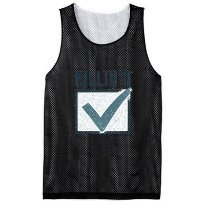 Killin' It Mesh Reversible Basketball Jersey Tank