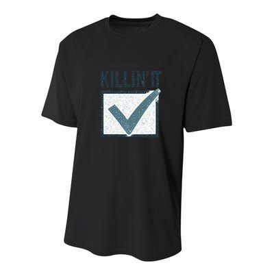 Killin' It Youth Performance Sprint T-Shirt