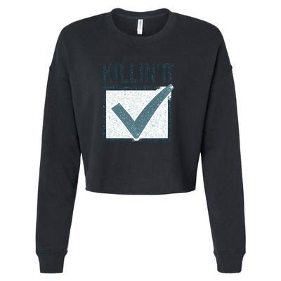 Killin' It Cropped Pullover Crew