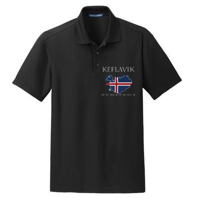 Keflavik Iceland Dry Zone Grid Polo