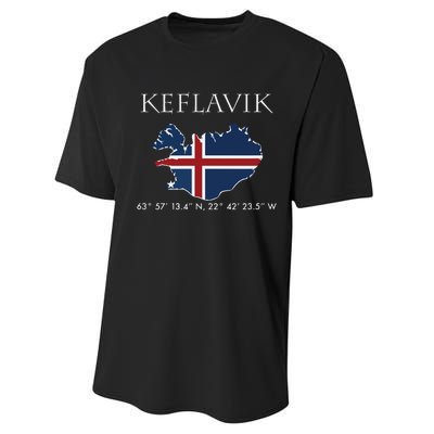 Keflavik Iceland Performance Sprint T-Shirt