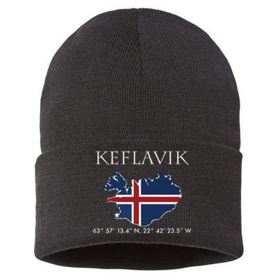 Keflavik Iceland Sustainable Knit Beanie