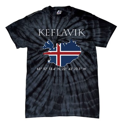 Keflavik Iceland Tie-Dye T-Shirt