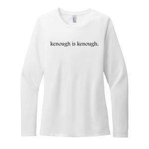 Kenough Is Kenough Trending Movie Slogan Im Kenough Fashion Statement Womens CVC Long Sleeve Shirt