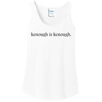 Kenough Is Kenough Trending Movie Slogan Im Kenough Fashion Statement Ladies Essential Tank