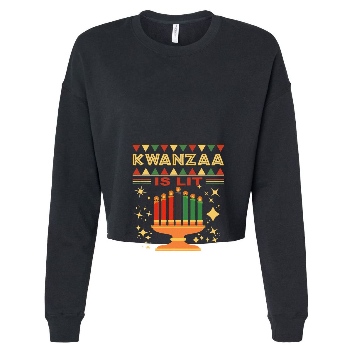 Kwanzaa Is Lit 7 Panel Mesh Trucker Snapback Hat