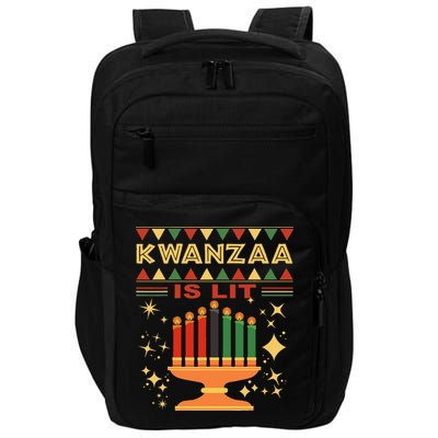 Kwanzaa Is Lit Impact Tech Backpack