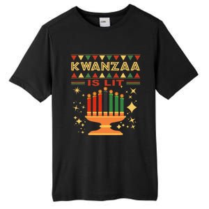 Kwanzaa Is Lit Tall Fusion ChromaSoft Performance T-Shirt