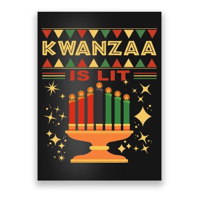 Kwanzaa Is Lit Poster