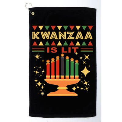 Kwanzaa Is Lit Golf Towel