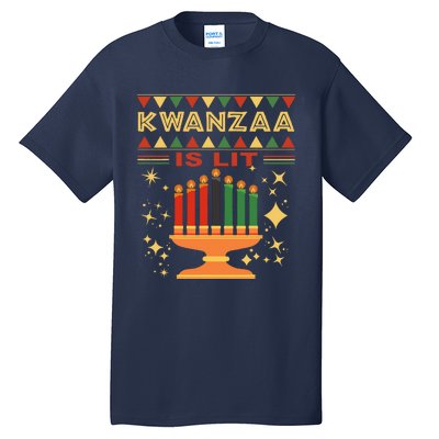 Kwanzaa Is Lit Tall T-Shirt