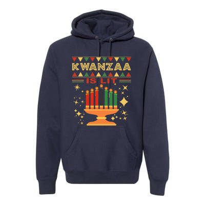 Kwanzaa Is Lit Premium Hoodie