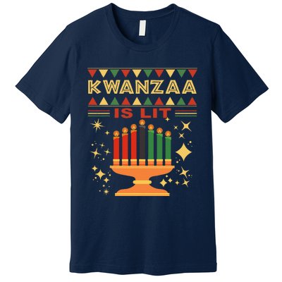 Kwanzaa Is Lit Premium T-Shirt