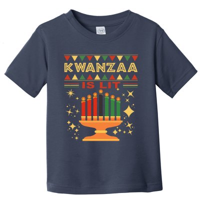 Kwanzaa Is Lit Toddler T-Shirt