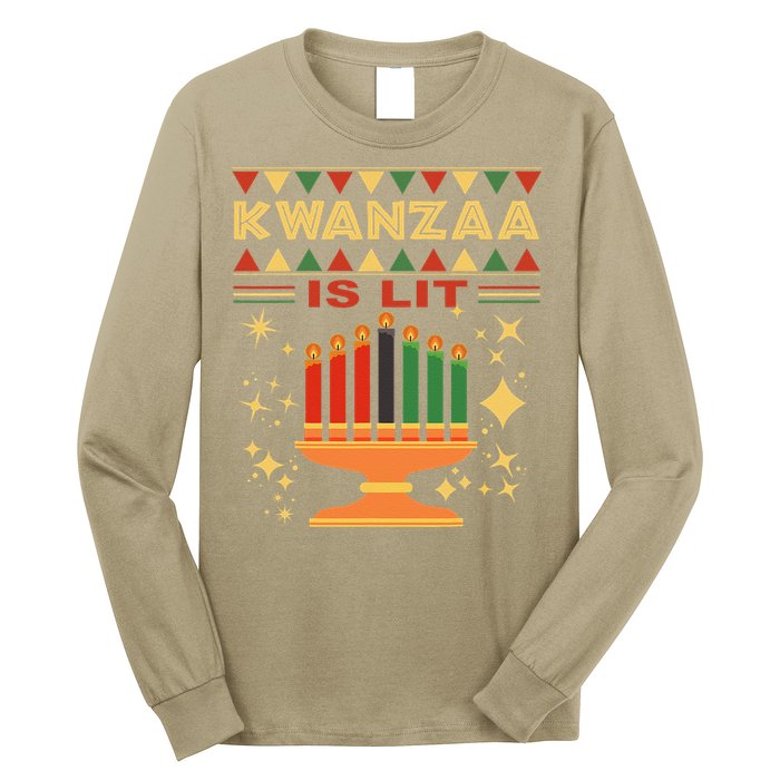 Kwanzaa Is Lit Long Sleeve Shirt