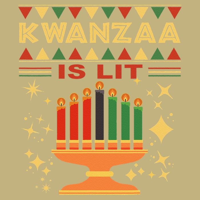 Kwanzaa Is Lit Button