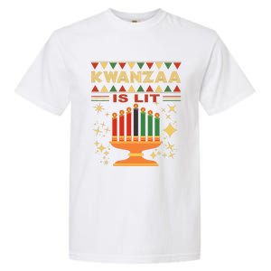 Kwanzaa Is Lit Garment-Dyed Heavyweight T-Shirt