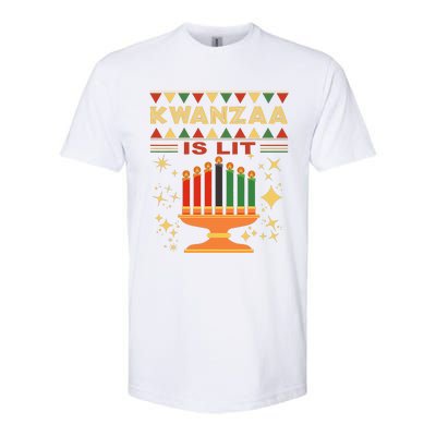 Kwanzaa Is Lit Softstyle CVC T-Shirt