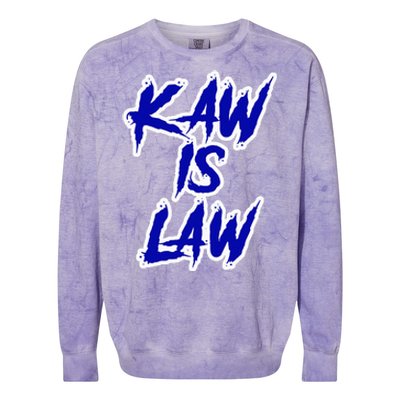 Kakaw Is Law St. Louis Football Tailgate Colorblast Crewneck Sweatshirt