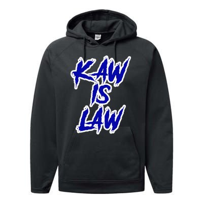 Kakaw Is Law St. Louis Football Tailgate Performance Fleece Hoodie