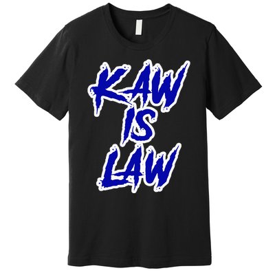 Kakaw Is Law St. Louis Football Tailgate Premium T-Shirt