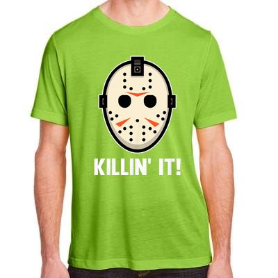 Killin It Lazy Diy Halloween Costume Funny Horror Movie Adult ChromaSoft Performance T-Shirt