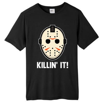 Killin It Lazy Diy Halloween Costume Funny Horror Movie Tall Fusion ChromaSoft Performance T-Shirt