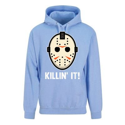 Killin It Lazy Diy Halloween Costume Funny Horror Movie Unisex Surf Hoodie