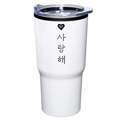 Korea I Love You In Korean Letter Saranghae Tumbler